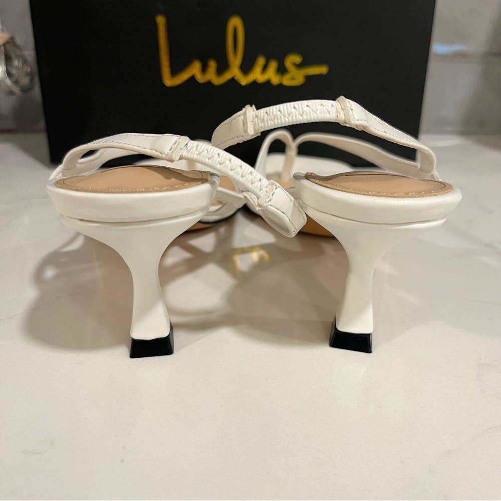 Elegant White Strappy Heels Lulus - Picture 7 of 10